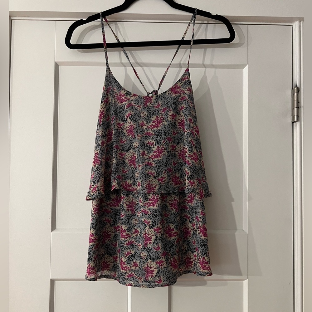 Patterson J. Kincaid Floral Flowy Tank, s